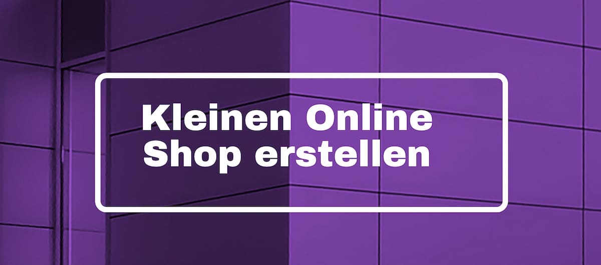 Kleinen Online Shop erstellen