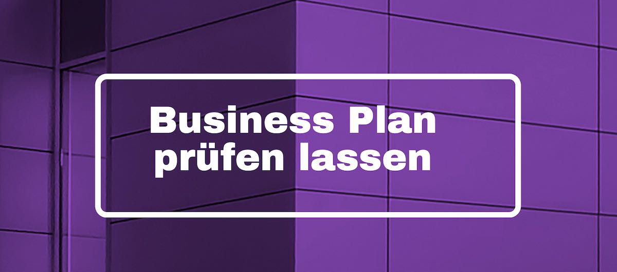 Business Plan prüfen lassen